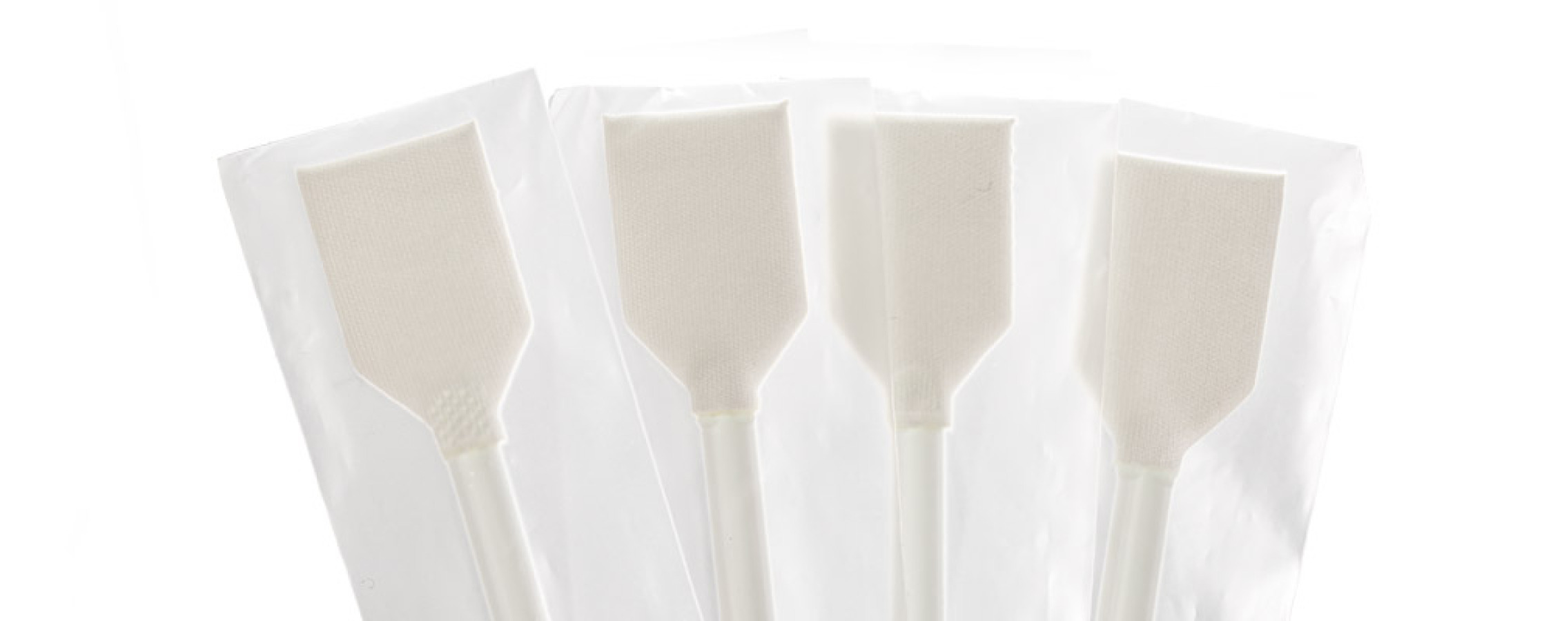 A selection of Q+ swabs in sealed packets